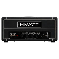 Front view of Hiwatt The Custom 20 Guitar Amplifier Head on white background