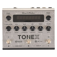 Top view of IK Multimedia TONEX Pedal Bass Edition on white background