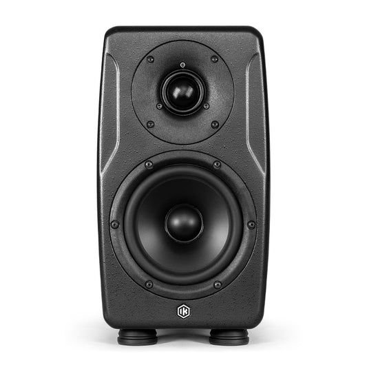 Front view of IK Multimedia iLoud Precision 5 MKII on white background