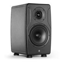 Angled view of IK Multimedia iLoud Precision 6 MKII on white background