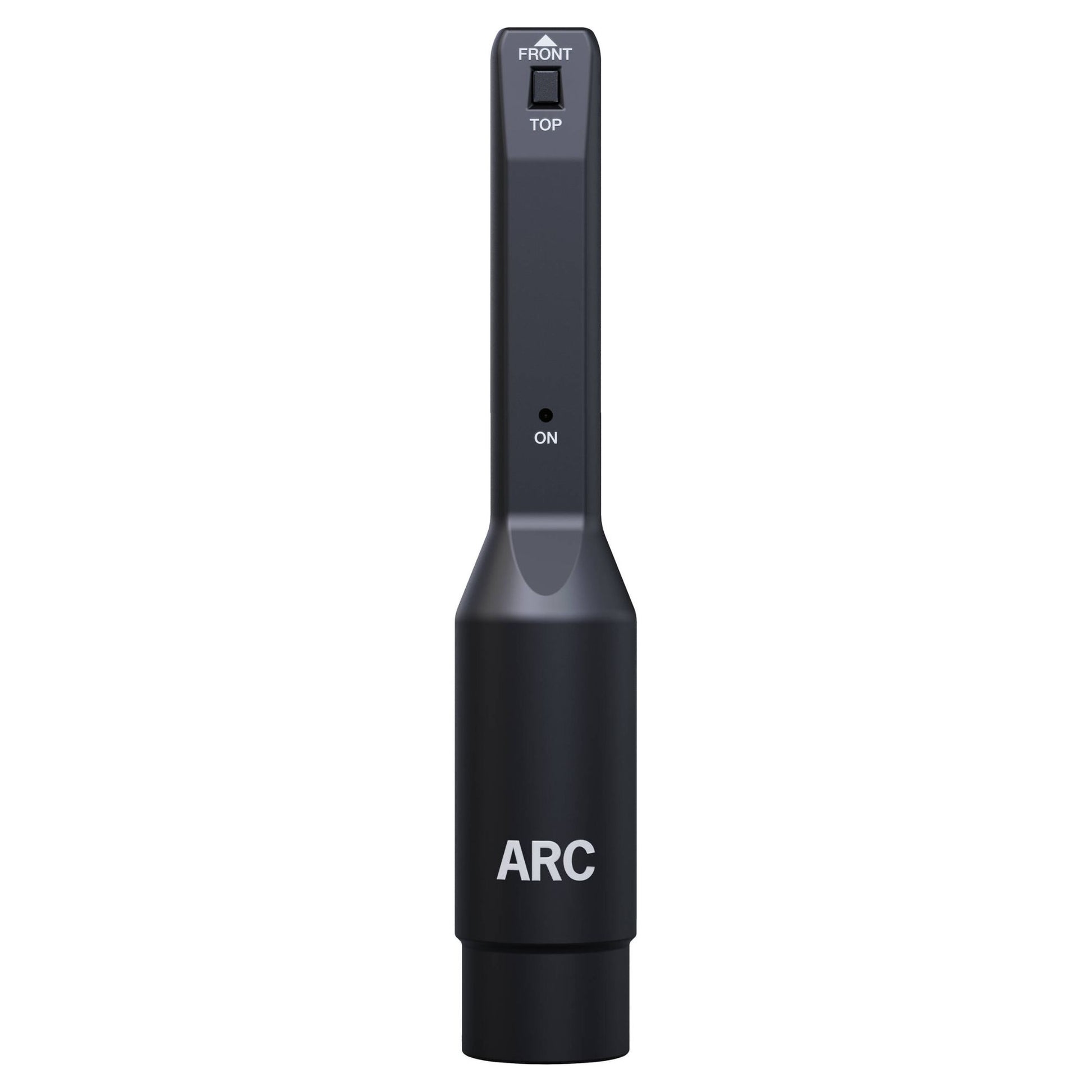 Included calibration microphone with IK Multimedia iLoud Precision 6 on white background