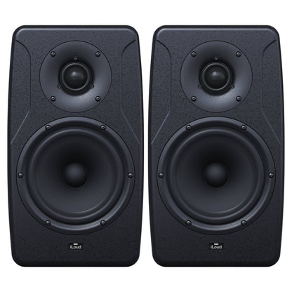 Front view of IK Multimedia iLoud Precision 6 Pair on white background