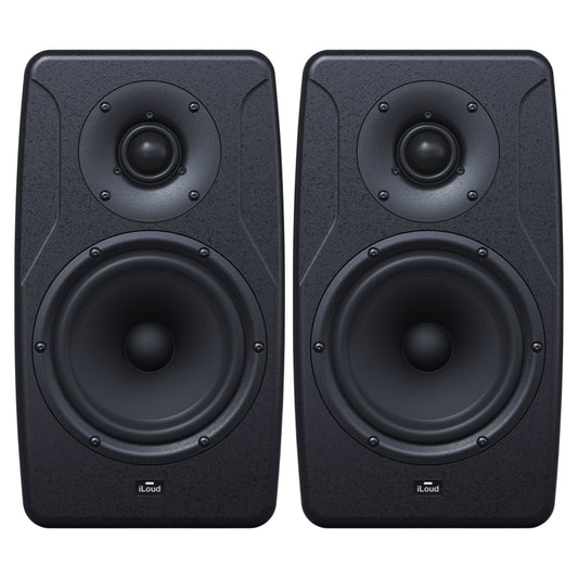 Front view of IK Multimedia iLoud Precision 6 Pair on white background