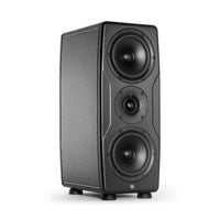 Angled view of IK Multimedia iLoud Precision MTM MKII on white background