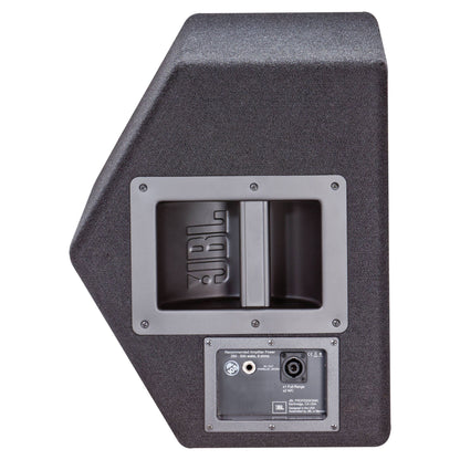 Side ports view of JBL JRX212 2-Way Loudspeaker on white background