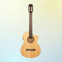 Jasmine JC-25CE Nylon String Classical Electric Guitar (Natural)