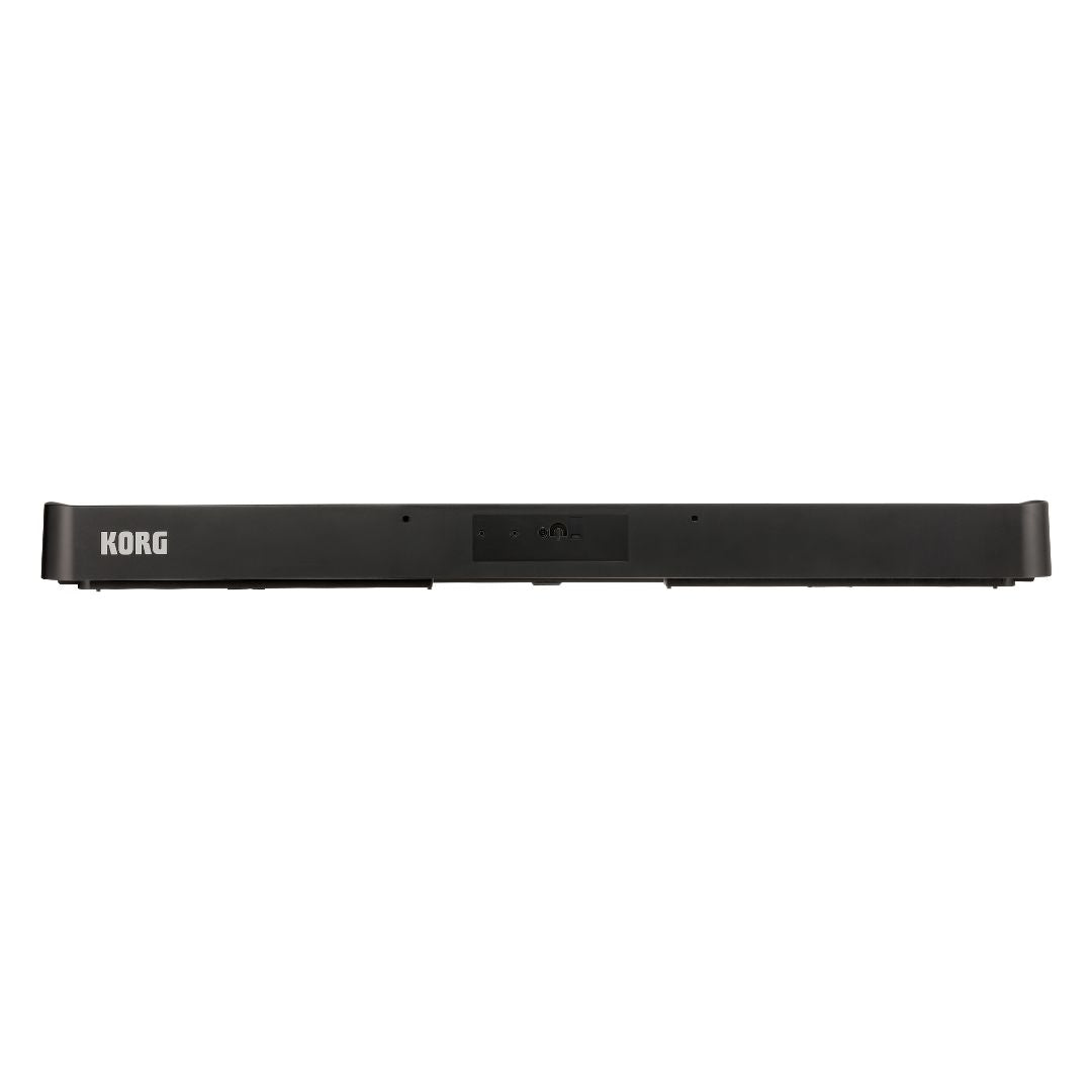 Rear view of Korg B2+ Black on white background