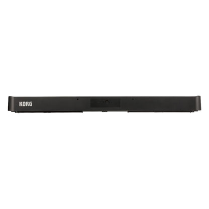 Rear view of Korg B2+ Black on white background