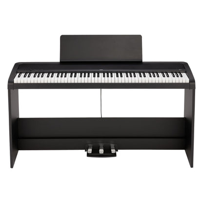 Front view of Korg B2+SP Black on white background