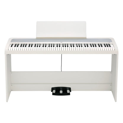 Front view of Korg B2+SP White on white background