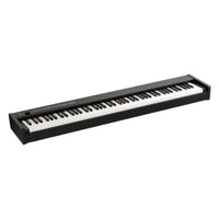 Angled front view of Korg D1 Digital Piano on white background