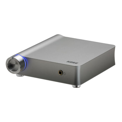 Angled front view of Korg DS-DAC-10R on white background