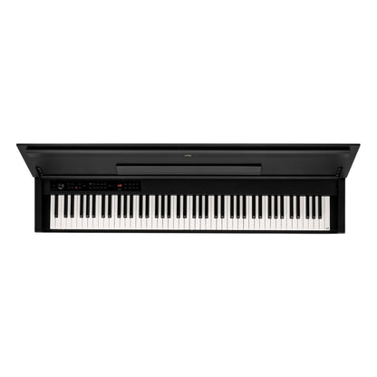 Top view of Korg E1 Air Digital Piano on white background