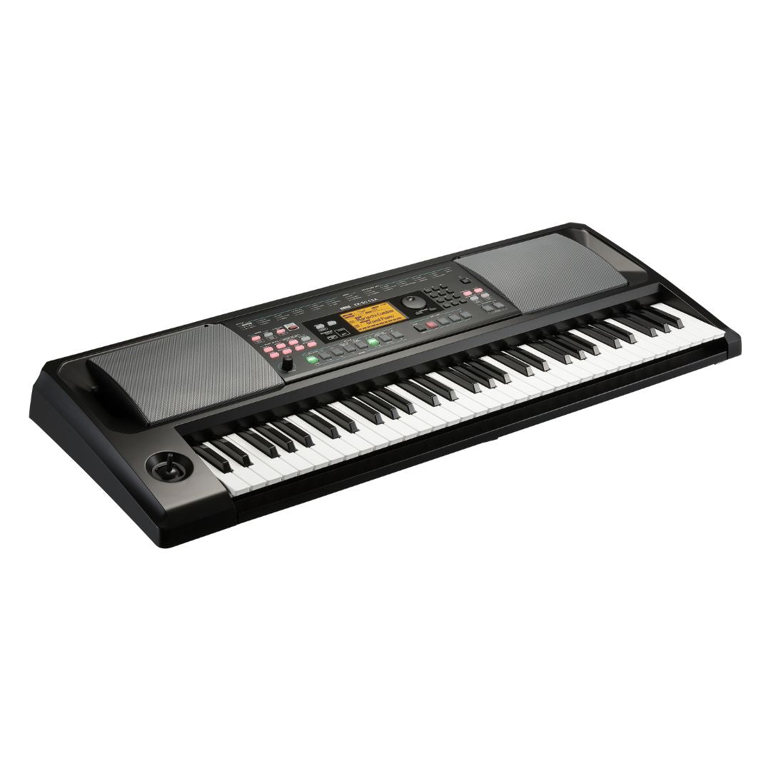 Angled view of Korg EK-50 CSA on white background