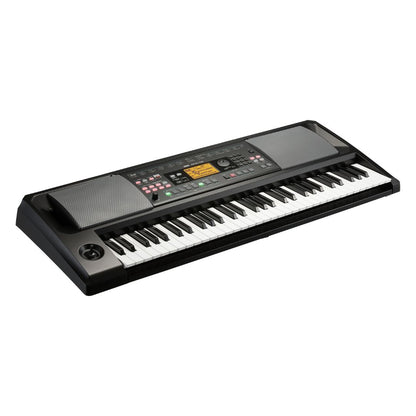 Angled view of Korg EK-50 CSA on white background