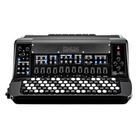Front view of Korg FISA SUPREMA C Aero Digital Accordion Buttons on white background