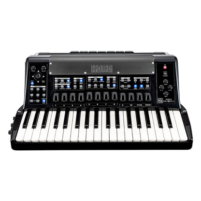 Front view of Korg FISA SUPREMA C Aero Digital Accordion Buttons on white background