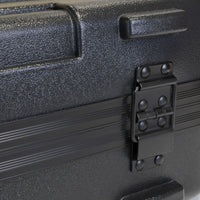 Close up view of Korg HC-76 hinge on white background