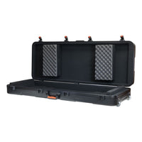 Opened lid view of Korg HC-76 on white background