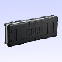 Front view of Korg HC-KRONOS2 61 BLK Hard Case on lilac background