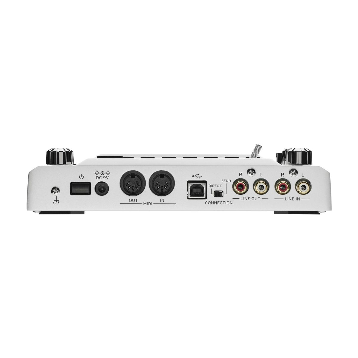 Top ports view of Korg KAOSS Pad V Dynamic Effect / Sampler on white background