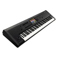 Angled view of Korg KRONOS Music Workstation 88 Keys on white background