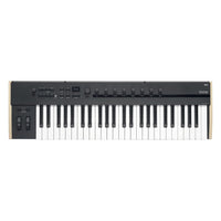 Top view of Korg Keystage Poly AT MIDI Keyboard 49 Keys on white background