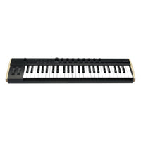 Front view of Korg Keystage Poly AT MIDI Keyboard 49 Keys on white background