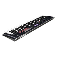 Angled view of Korg Kross 2 61 Keys on white background