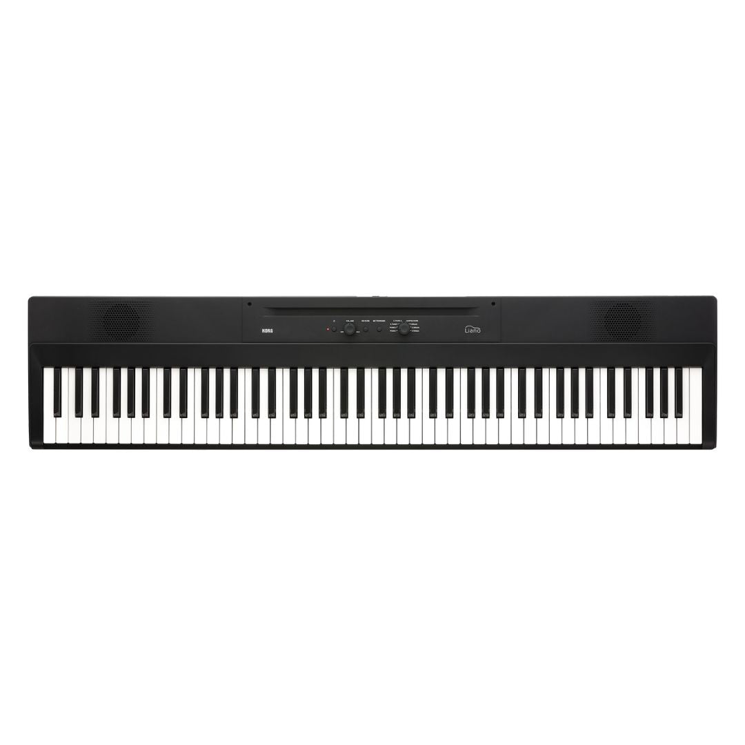 Top view of Korg Liano on white background