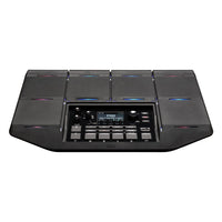 Front view of Korg MPS-10 Drum, Percussion, and Sampler Pad on white background