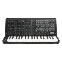 Front view of Korg MS-20 mini Monophonic Synthesizer on white background