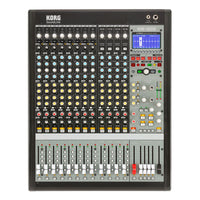 Front view of Korg MW-1608 Black on white background