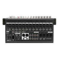Rear view of Korg MW-1608 Black on white background