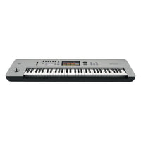 Front view of Korg NAUTILUS AT 61 Keys Gray on white background