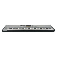 Front view of Korg NAUTILUS AT 88 Keys Gray on white background
