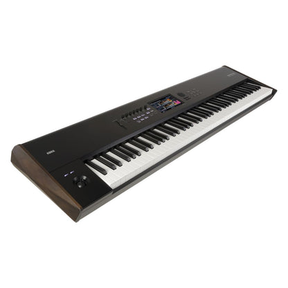 Angled front view of Korg NAUTILUS 88 Keys on white background