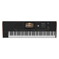 Top view of Korg Pa5X Professional Arranger 76 Keys Oriental on white background