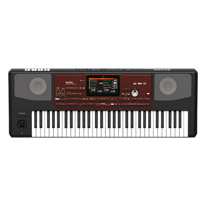 Top view of Korg Pa700 on white background
