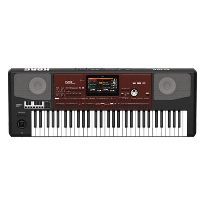 Top view of Korg Pa700 Oriental on white background