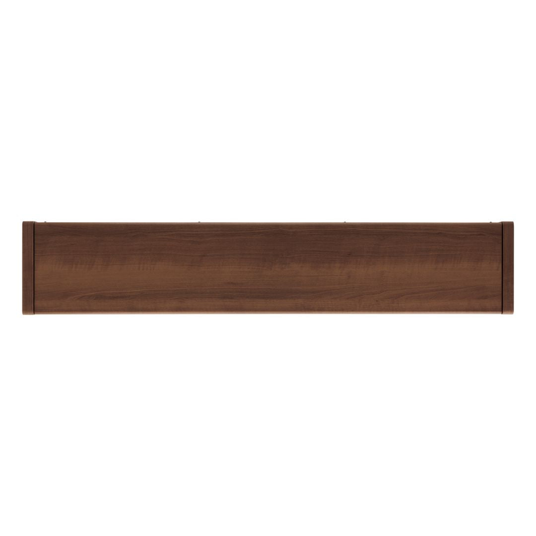 Top view of Korg Poetry Digital Piano closed lid on white background