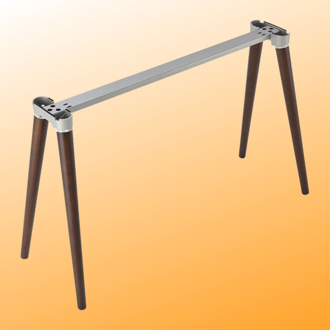 Angled view of Korg STWL on orange background