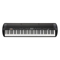 Top view of Korg SV-2 Stage Vintage Piano 88 Keys on white background