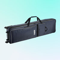 Front view of Korg Soft Case for KROSS 2-88 on blue background