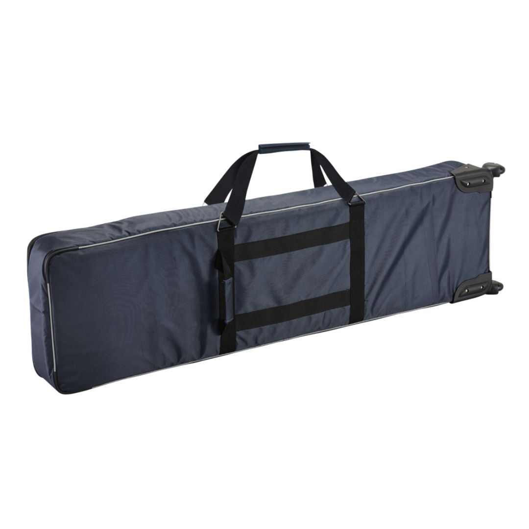 Rear view of Korg Soft Case for KROSS 2-88 on white background