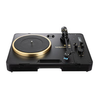 Front view of Korg handytraxx 1bit on white background