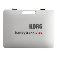 Front view of Korg handytraxx play lid on white background