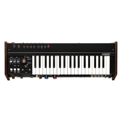 Top view of Korg miniKORG 700Sm on white background