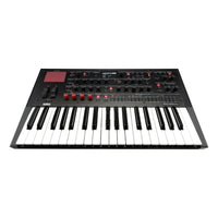 Front view of Korg modwave mk II Wavetable Synthesizer on white background