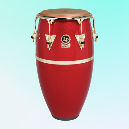 Front view of LP Fausto Cuevas 12-1/2″ Tumba on blue background